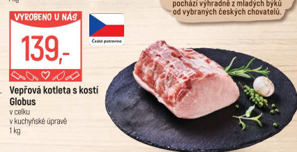 Kotleta vepřová s kostí Globus