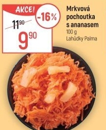 Mrkvový salát s ananasem