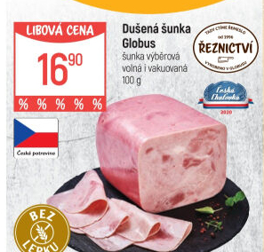 Šunka dušená výběrová Globus