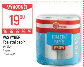 Toaletní papír 2vrstvý Váš Výběr