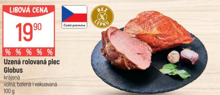 Uzená rolovaná plec Globus