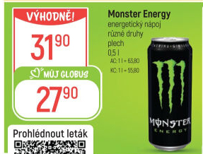 Energetický nápoj Monster Energy