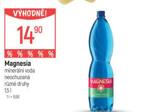 Přírodní voda Magnesia