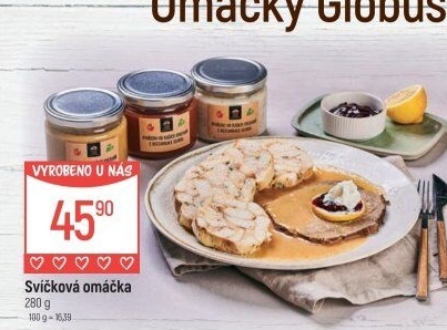 Svíčková omáčka Globus