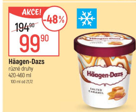 Zmrzlina v kelímku Häagen-Dazs
