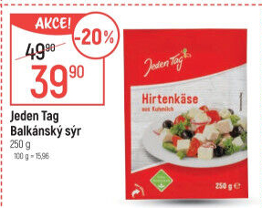 Balkánský sýr Jeden Tag