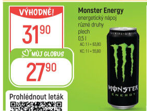 Energetický nápoj Monster Energy