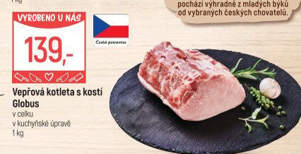 Kotleta vepřová s kostí Globus