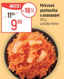 Mrkvový salát s ananasem