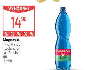 Přírodní voda Magnesia