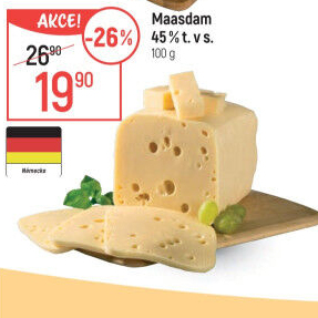 Sýr Maasdamer 45%