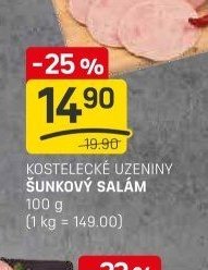 Kostelecké uzeniny šunkový salám