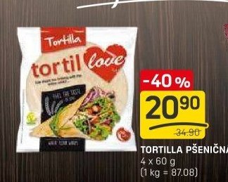 Tortilla pšeničná