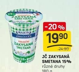 JČ ZAKYSANÁ SMETANA 15%
