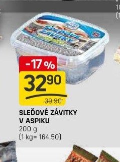 SLEĎOVÉ ZÁVITKY V ASPIKU
