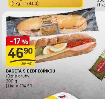 BAGETA S DEBRECÍNKOU
