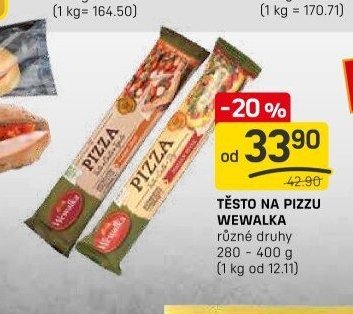 TĚSTO NA PIZZU WEWALKA
