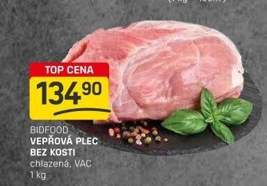 BIDFOOD VEPŘOVÁ PLEC BEZ KOSTI