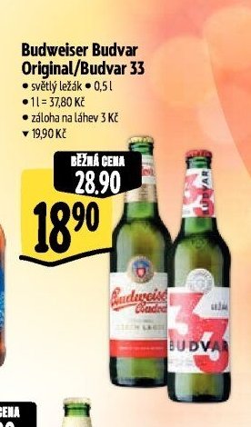 Budweiser Budvar Original/Budvar 33