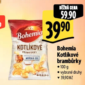 Brambůrky kotlíkové Bohemia Chips