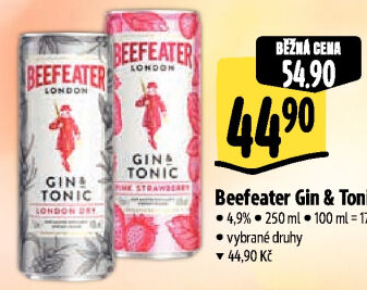 Míchaný nápoj Beefeater Gin a Tonic