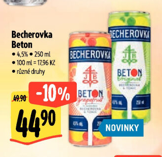 Míchaný nápoj Beton Becherovka