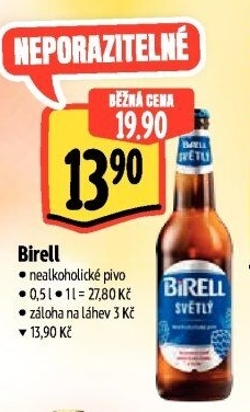 Nealkoholické pivo Birell