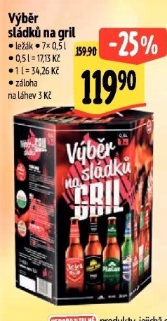 Pivo Mixpack Výběr sládků na gril