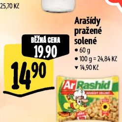 Pražené arašídy Ar Rashid