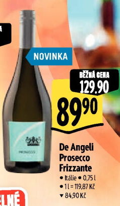 Prosecco Frizzante De Angeli