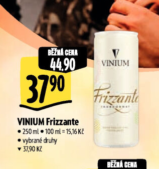 Vína Frizzante Vinium Velké Pavlovice