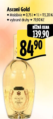Vína Gold Asconi