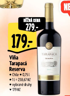 Vína Reserva Viňa Tarapaca