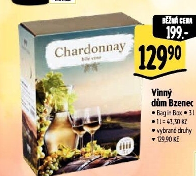 Vína Vinařství Vinný dům Bzenec - bag in box