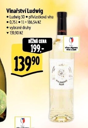 Víno Ludwig 30 Vinařství Ludwig - přívlastkové