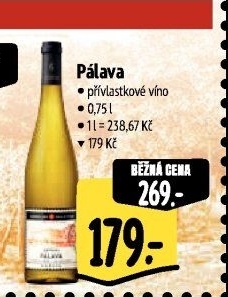 Víno Pálava Sommelier Collection - přívlastkové