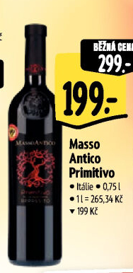 Víno Primitivo Masso Antico