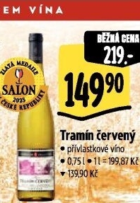 Víno Tramín červený Sommelier Collection - přívlastkové