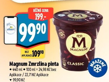 Zmrzlina v kelímku Magnum Algida