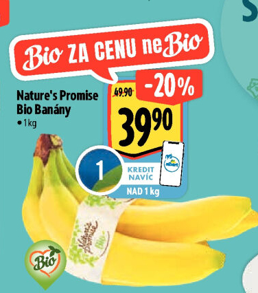 Banány bio Nature'