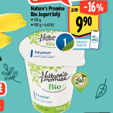 Bílý jogurt Bio Nature'
