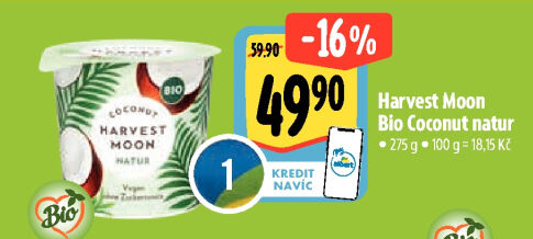 Jogurt rostlinný bio bez laktózy Harvest Moon