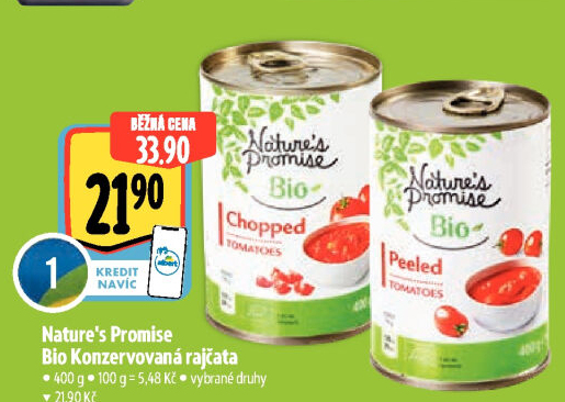 Rajčata bio Nature'