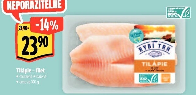 Tilápie nilská filety Albert