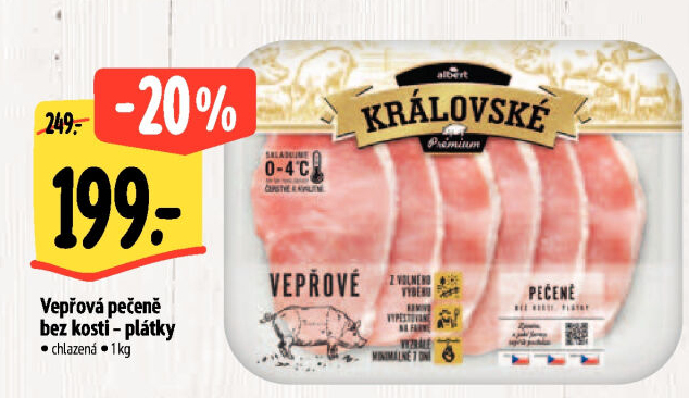 Vepřová pečeně bez kosti Královská Albert