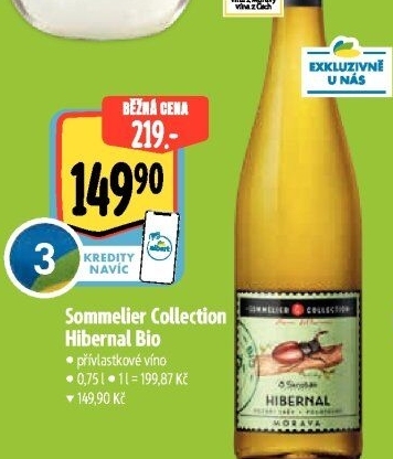 Víno Hibernal Bio Sommelier Collection - přívlastkové