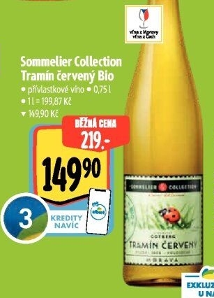 Víno Tramín červený Sommelier Collection - přívlastkové