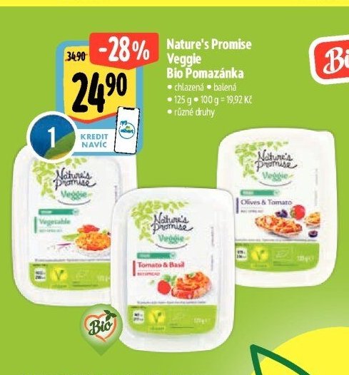 Nature's Promise Veggie Bio Pomazánka