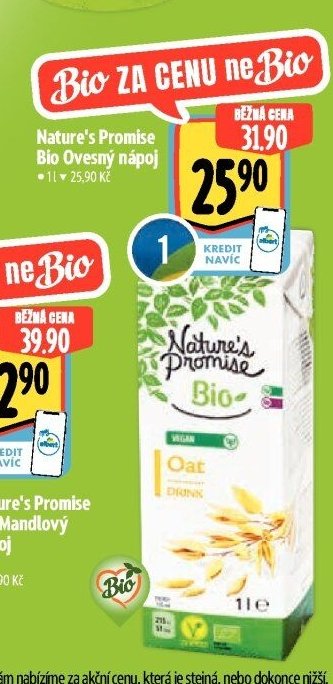 Nature's Promise Bio Ovesný nápoj