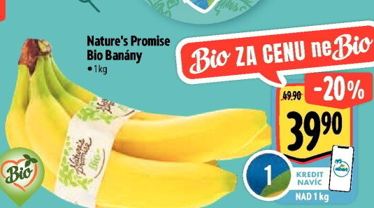 Banány bio Nature'